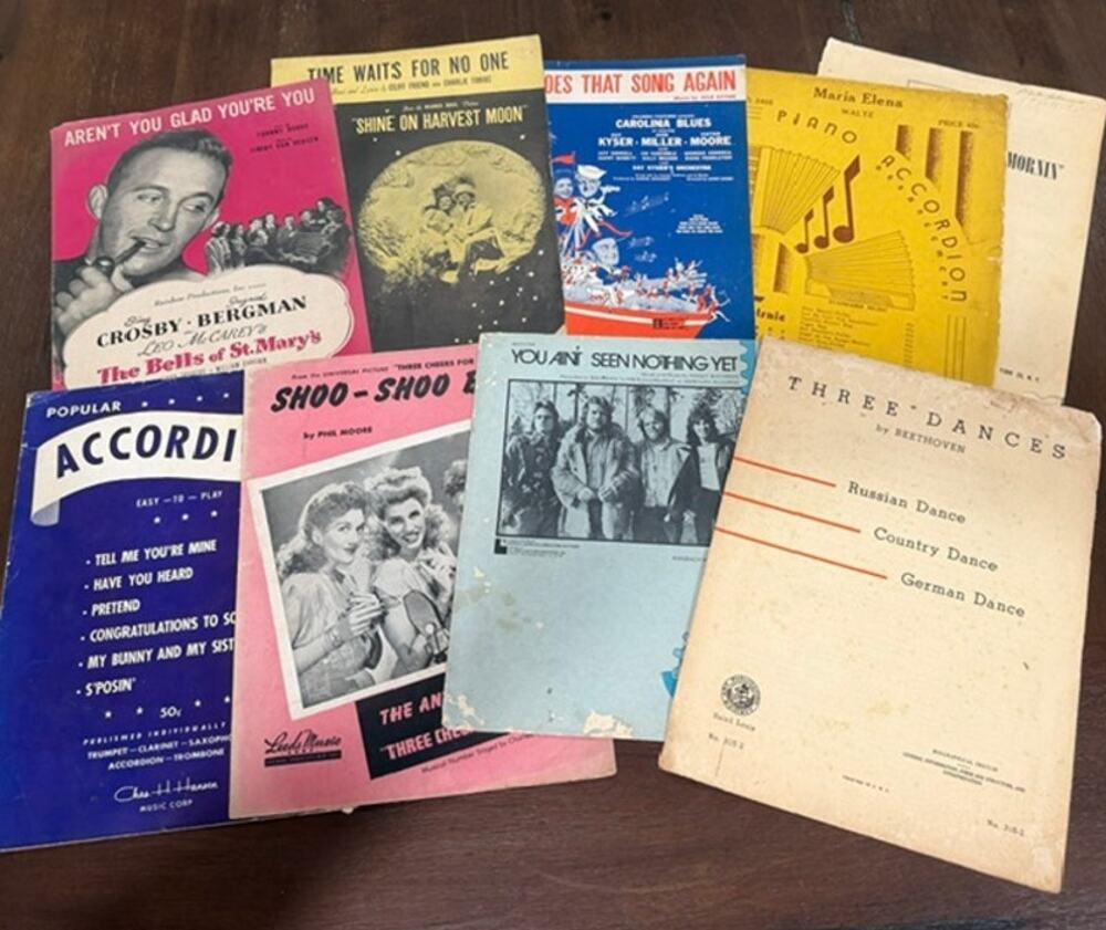 20 Vintage Sheet Music Lot 1930's - 1970's Mixed Various Artists Sheets